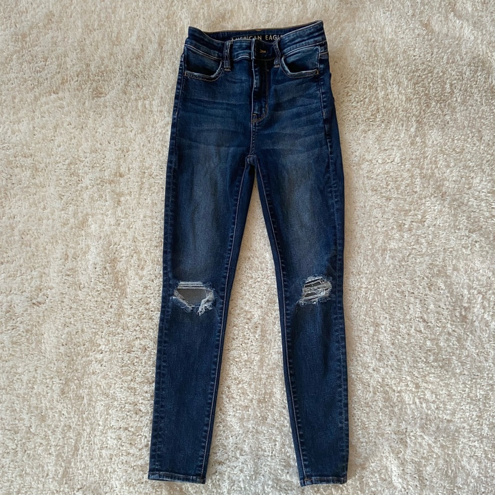 American eagle super hi-rise jeggings